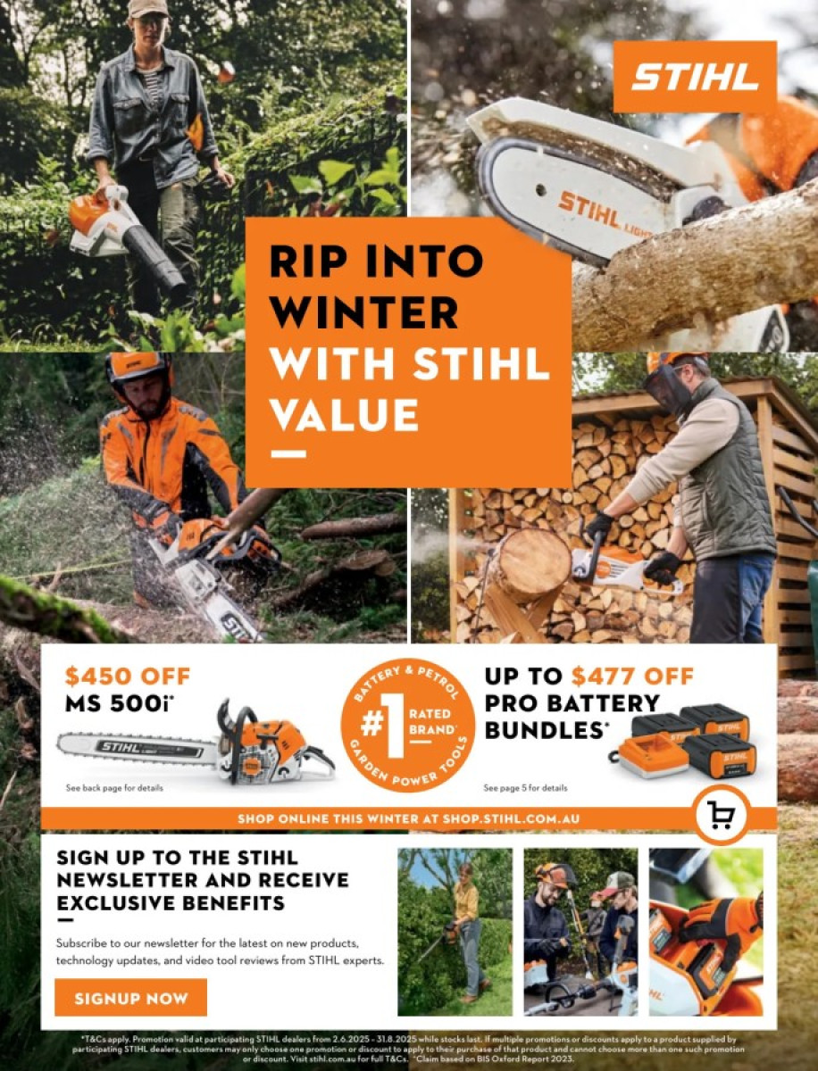 Latest Stihl Catalogue Cover Photo
